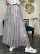Jupe Tulle Grise