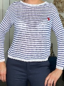 Pull Marinière Dos Lacé