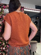 Pull Sans Manches Caramel