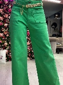 Pantalon Wideleg Vert