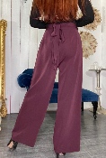 Pantalon Noémie Bordeaux