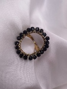 Bague Strass Noir