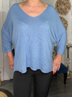 Pull Modal Bleu Jean