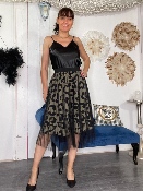 Top Satin Noir