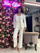 Pantalon Woodstock Blanc