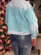 Veste Jean Aqua
