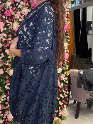 Tunique Dentelle Bleue Marine