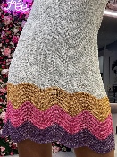 Robe Maille Multicolore 