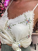 Top Brodé 