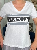 T-Shirt Mademoiselle Gris