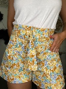 Short Fleuri Champêtre