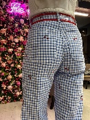 Pantalon Vichy Cerises