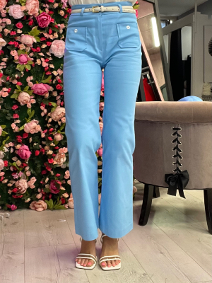 Pantalon Woodstock Bleu Ciel