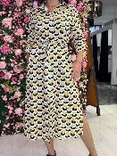 Robe Victoria Noire/Jaune