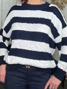 Pull Marinière Triple Maille