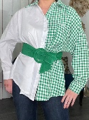 Chemise Mi-Vichy Vert
