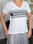 T-Shirt Mademoiselle Gris
