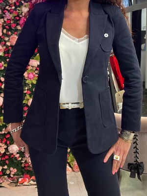 Veste Woodstock Bleue Marine 