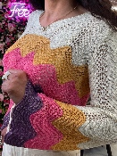 Crop-Top Maille Multicolore 