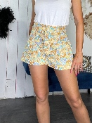 Short Fleuri Champêtre