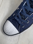 Baskets Montantes Strass Bleues Marine 