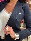 Veste Woodstock Bleue Marine 