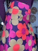 Jupe 70’s Marguerite Aubergine