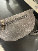 Sac Banane Gris Pailleté