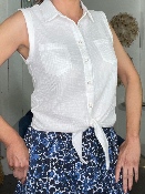 Top Selena Blanc