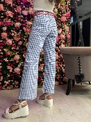 Pantalon Vichy Cerises
