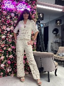 Pantalon Crochet Ficelle