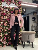 Blouson Tweed Rose Clair