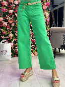 Pantalon Wideleg Vert