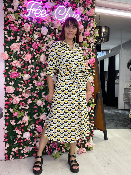 Robe Victoria Noire/Jaune