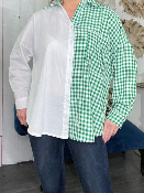 Chemise Mi-Vichy Vert
