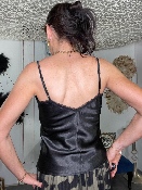 Top Satin Noir