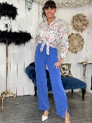 Pantalon Bleu Électrique 