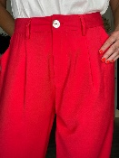 Pantalon Large Rouge