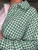 Chemise Mi-Vichy Vert