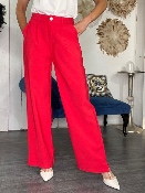 Pantalon Large Rouge