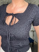 Top Fanny Noir