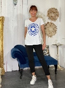 T-Shirt Rock & Roll Bleu Vif