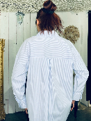 Chemise Rayée Patch 