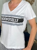 T-Shirt Mademoiselle Gris