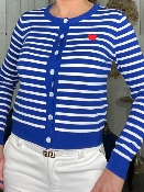 Cardigan Marinière