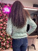 Pull Torsades Vert d’Eau