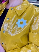 Blouson Vinyle Moutarde 