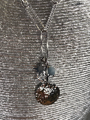 Collier Pendentif Deux Mailles 