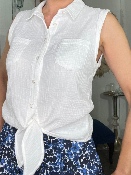 Top Selena Blanc