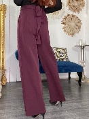 Pantalon Noémie Bordeaux